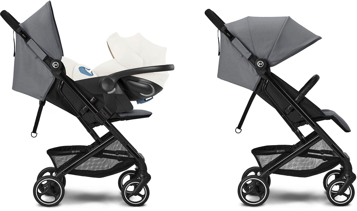 Cybex Beezy 2 + Aton G SensorSafe Travel System Bundle - Lava Grey / Lava Grey