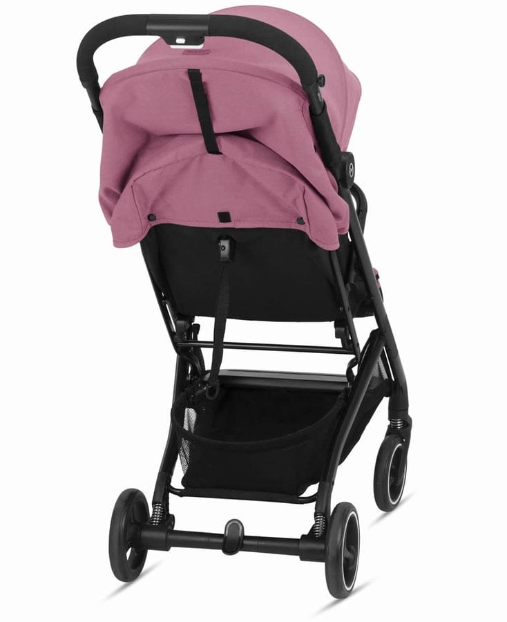 Cybex Beezy + Aton 2 Travel System Bundle - Magnolia Pink / Deep Black - 521000693-521001427