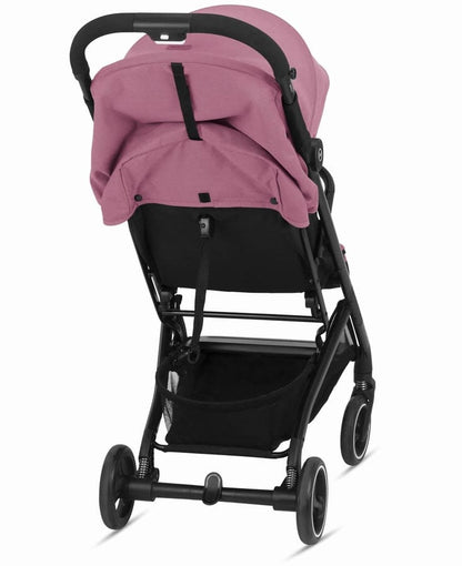 Cybex Beezy + Aton 2 Travel System Bundle - Magnolia Pink / Deep Black - 521000693-521001427
