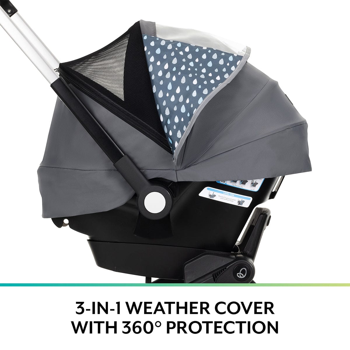 evenflo 4 in 1 high chair cover Evenflo Shyft DualRide All-Weather Cover