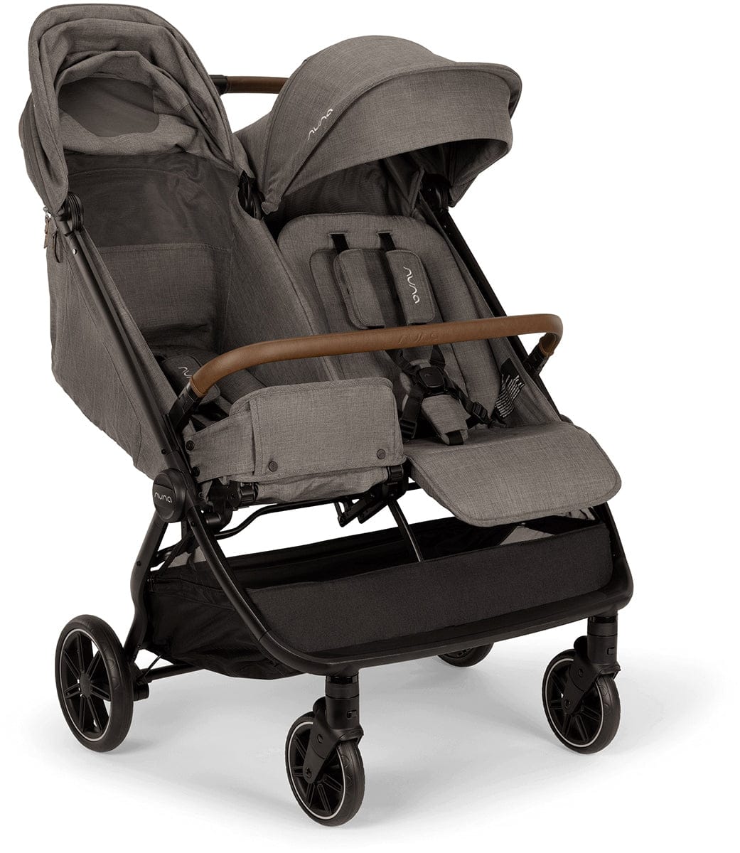 Nuna TRVL dubl + PIPA RX Travel System Bundle - Granite / Granite - ST19800GRN-CF12508600GRN