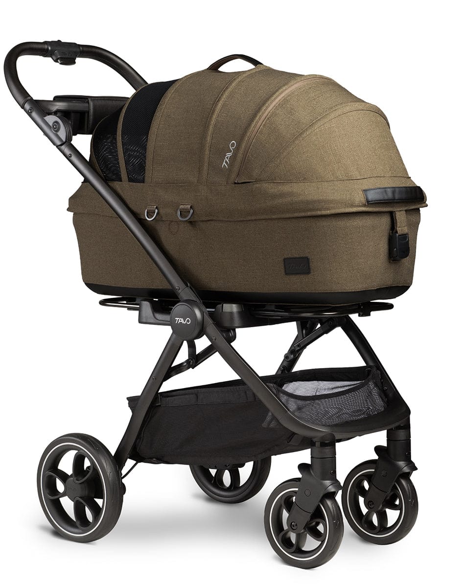 Tavo Pets Maeve + Roscoe 3-IN-1 Pet Protection System, Medium Flex - Brindle - Z2TS002BDLBLK000