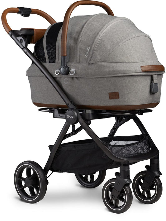 Tavo Pets Maeve + Roscoe 3-IN-1 Pet Protection System, Medium Rigid - Merle - Z2TS001MRLCOG000