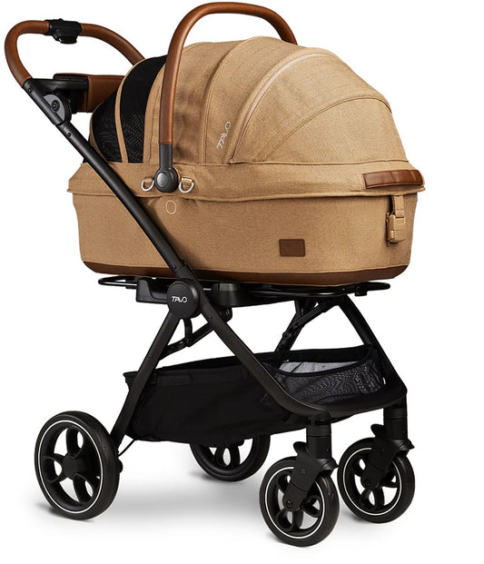 Tavo Pets Maeve + Roscoe 3-IN-1 Pet Protection System, Medium Rigid - Sable - Z2TS001SABCOG000