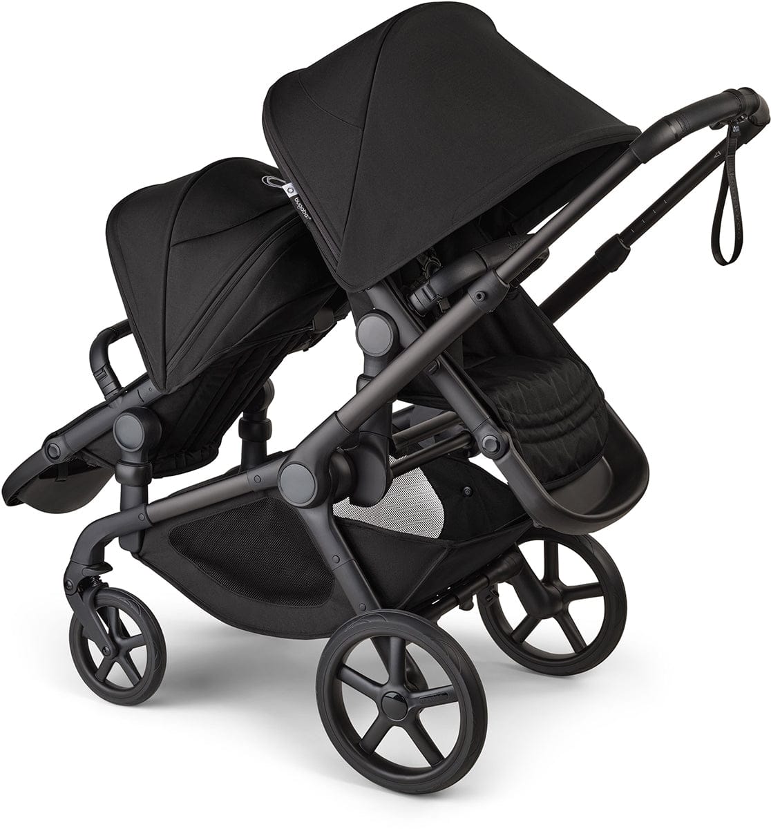 Bugaboo Kangaroo Sibling / Toddler Seat - Black / Midnight Black / Misty White - 100281020