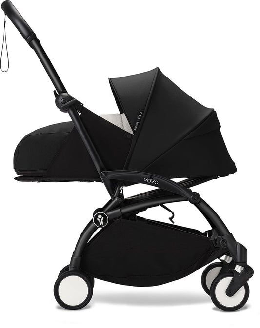 Stokke YOYO3 Ultra Compact Complete 0+/6+ Stroller Bundle - Black / Olive - 653800-647911