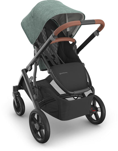 UPPAbaby Vista V3 Single-to-Double Stroller + PiggyBack Ride-Along Bundle - Gwen - 0303-VSO-NA-GWN-0217