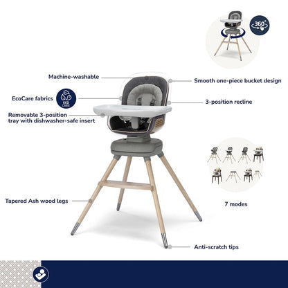 Maxi-Cosi Kiskadee 360 Rotating High Chair - Onyx Heritage - HC280HCV