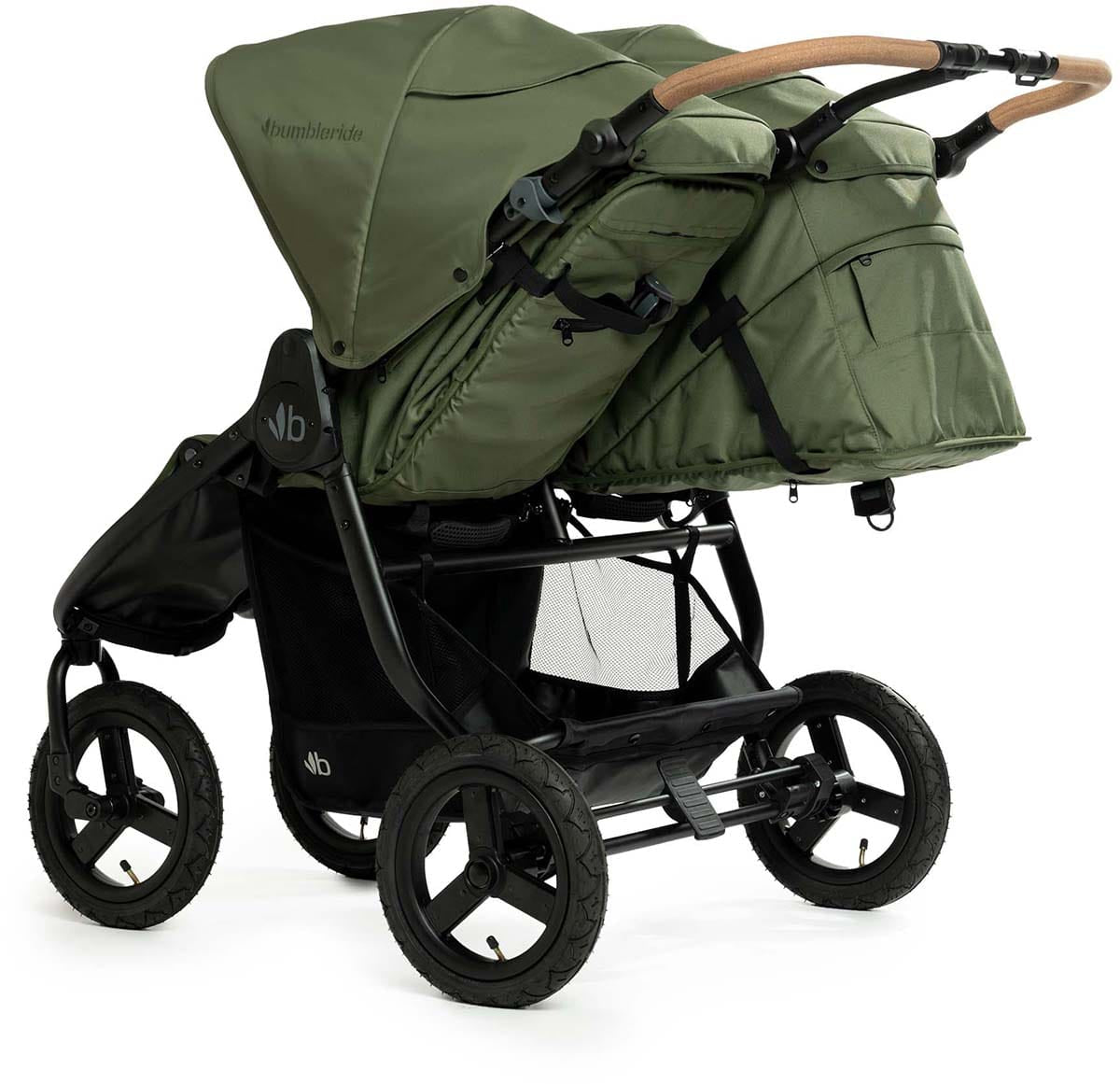 side by side double stroller for infant and toddler Bumbleride Indie Twin Side By Side Double Stroller