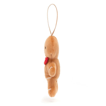 Jellycat Festive Folly Gingerbread Fred Ornament, 3" - FFH6GM