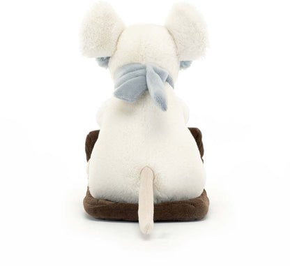 Jellycat Merry Mouse Sleighing, 6" - MER3SLE