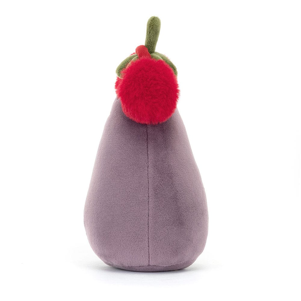 Jellycat Toastie Vivacious Red Eggplant, 6" - TOV3AUB