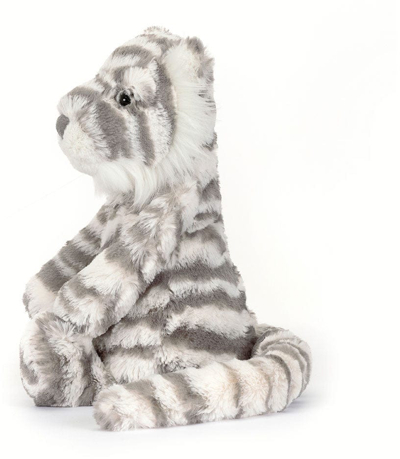 Jellycat Bashful Snow Tiger Medium, 9" - BAS3SNT