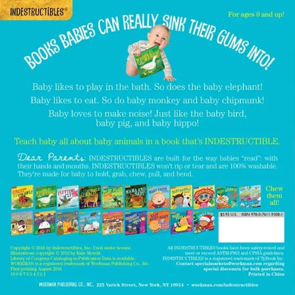 Indestructibles: Baby Animals - 9780761193081