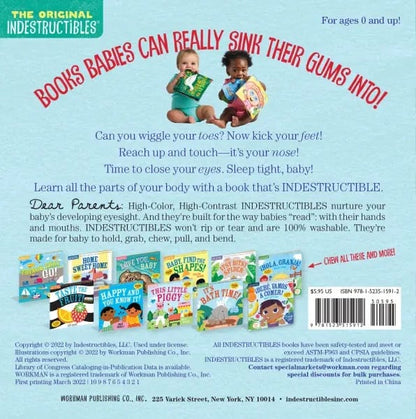 Indestructibles: Touch Your Nose! (High Color High Contrast) - 9781523515912