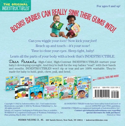 Indestructibles: Touch Your Nose! (High Color High Contrast) - 9781523515912