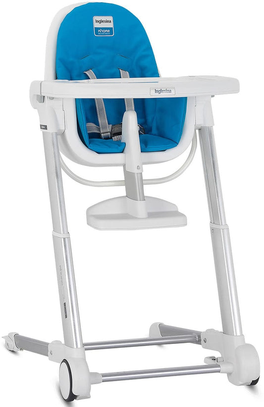 Inglesina Zuma High Chair - White/Light Blue - AZ90F3LBLUS