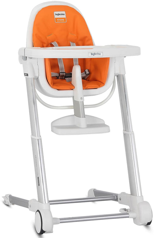 Inglesina Zuma High Chair - White/Orange - AZ90F3OR8US