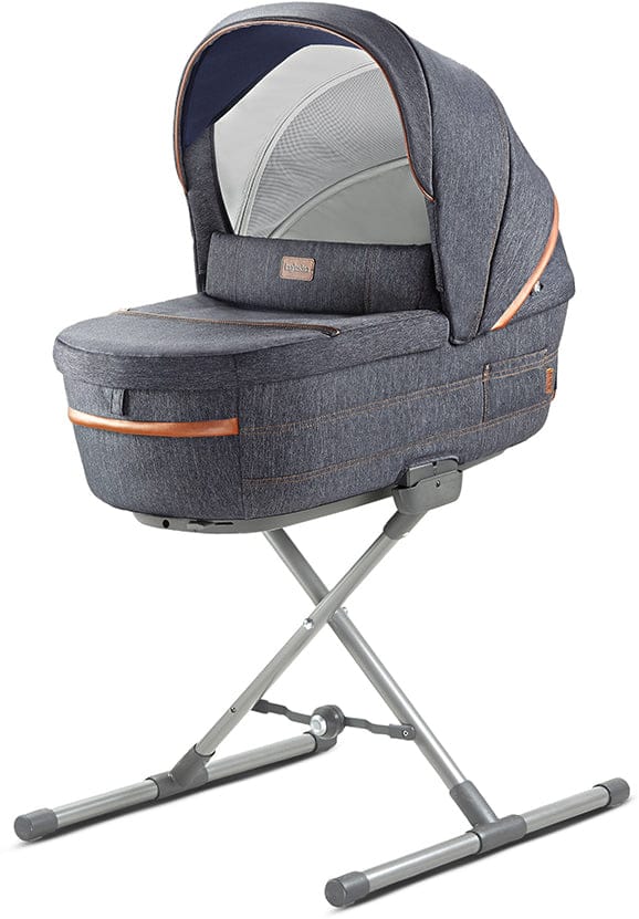Inglesina Aptica Bassinet + Stand - Indigo Denim - AB70K6INDUS