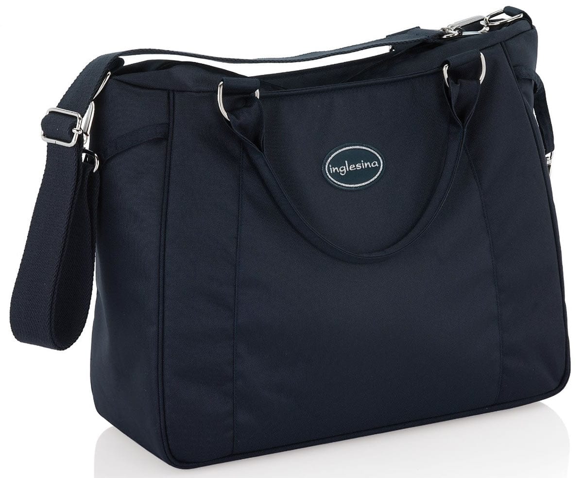 Inglesina Classica Bassinet with Diaper Bag in Navy/White - AB06E0NAPUS