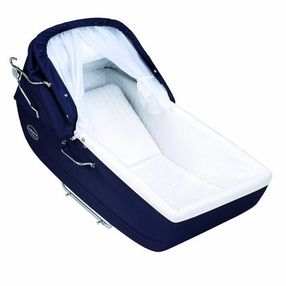 Inglesina Classica Bassinet with Diaper Bag in Navy/White - AB06E0NAPUS