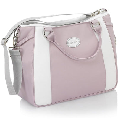 Inglesina Classica Bassinet with Diaper Bag in Pink/White - AB06E0PESUS