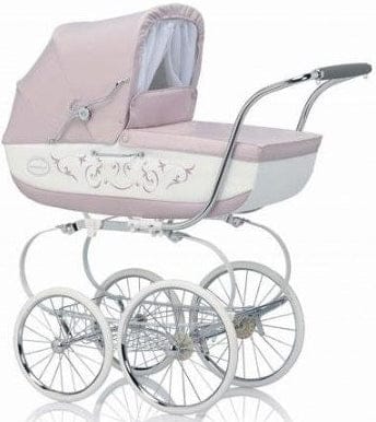 Inglesina Classica Pram in Pink/White