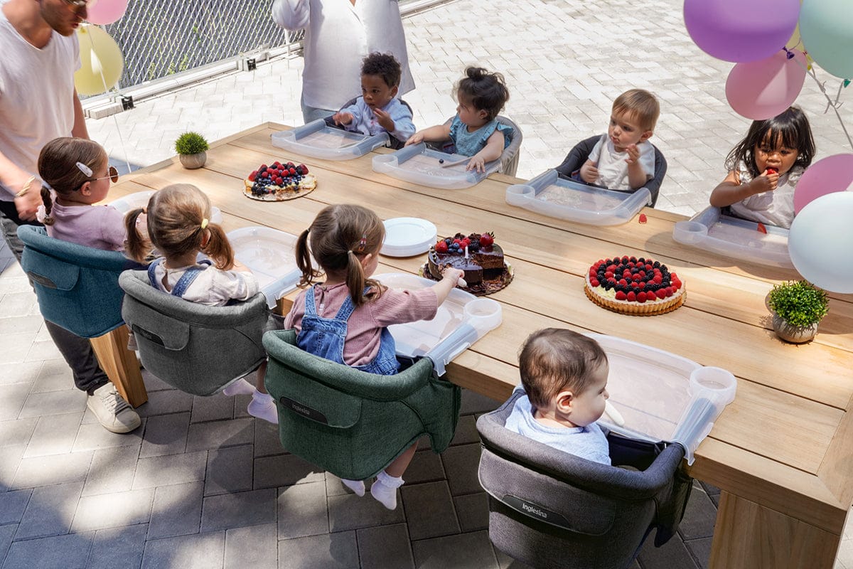Inglesina Fast Table Chair & Tray - Pine Green Melange - AY90M6PNGUS-A098AY901