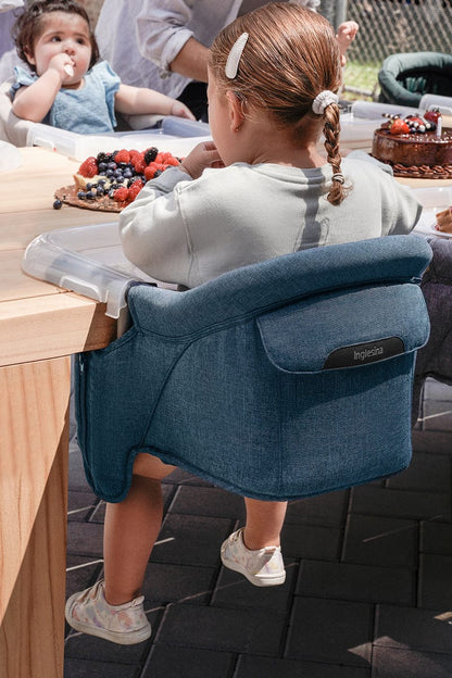 Inglesina Fast Table Chair & Tray - Slate Blue Melange - AY90M6SLBUS-A098AY901