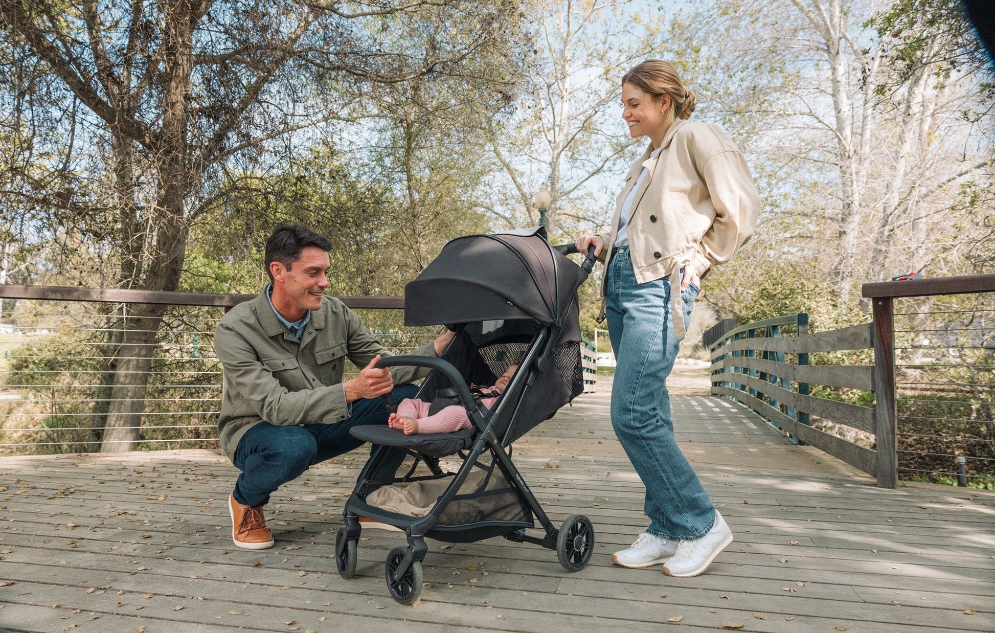 Inglesina Quid 3 Compact Lightweight Stroller - Cosmic Black - AG87S0CSBUS