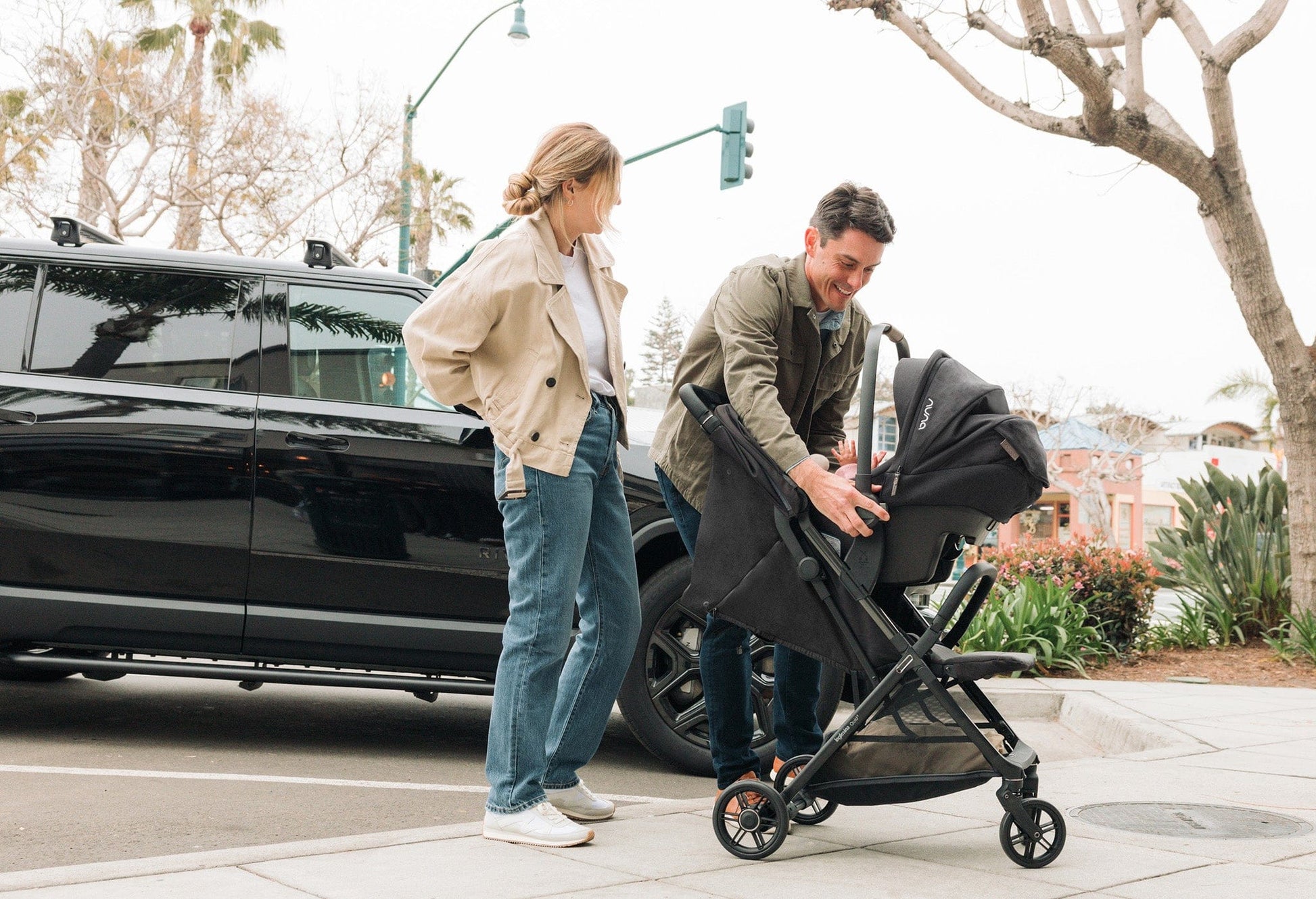 Inglesina Quid 3 Compact Lightweight Stroller - Cosmic Black - AG87S0CSBUS