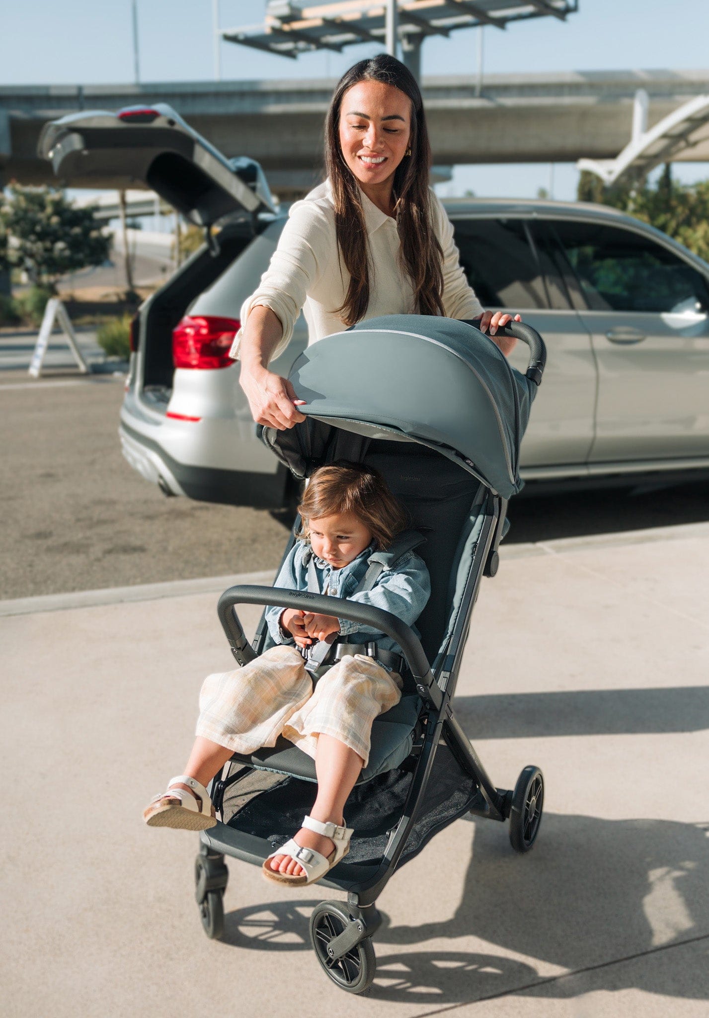 Inglesina Quid 3 Compact Lightweight Stroller - Galaxy Gray - AG87S0GXGUS