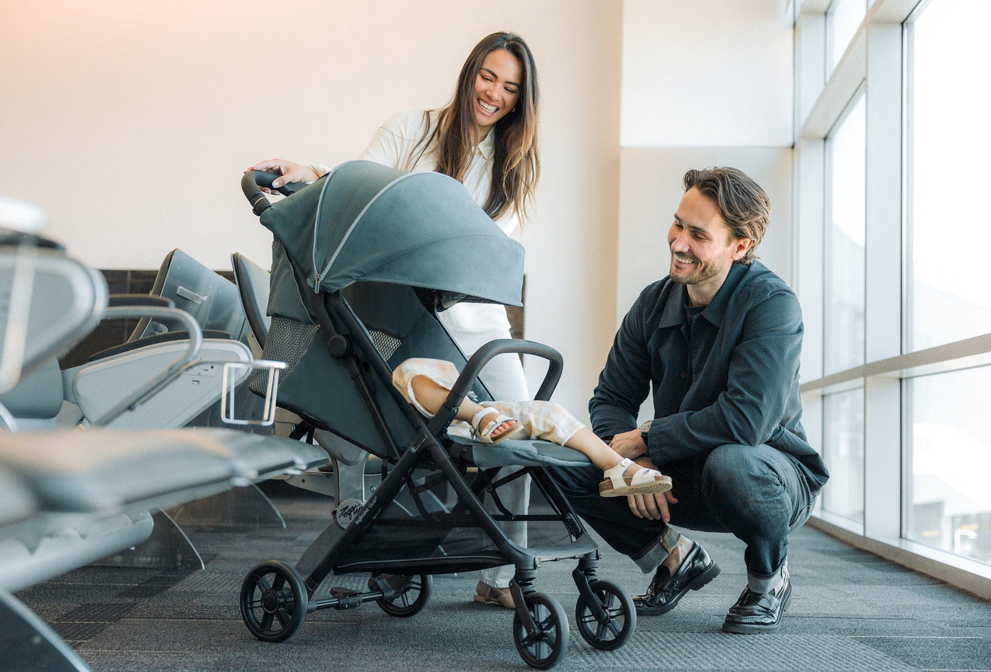 Inglesina Quid 3 Compact Lightweight Stroller - Galaxy Gray - AG87S0GXGUS