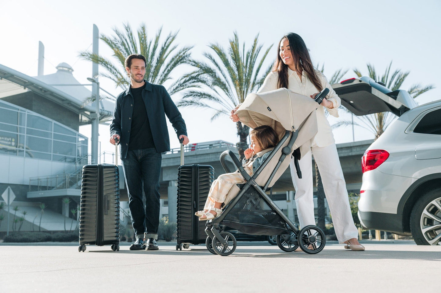 Inglesina Quid 3 Compact Lightweight Stroller - Lunar Beige - AG87S0LNBUS
