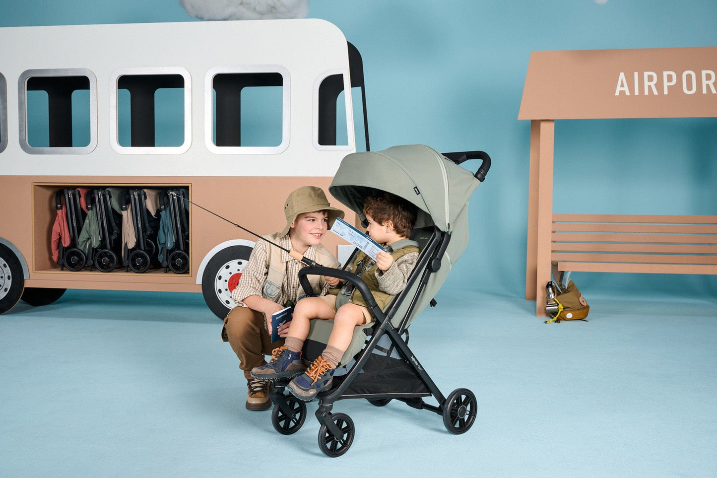 Inglesina Quid 3 Compact Lightweight Stroller - Planet Green - AG87S0PTGUS