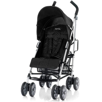 Inglesina Trip Hybrid Stroller With Rain Cover - Ink Black - AG82B9INKUS