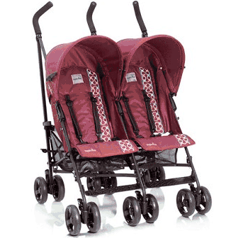 Inglesina Twin Swift Double Stroller 2008 Rubino - 1776-RUB