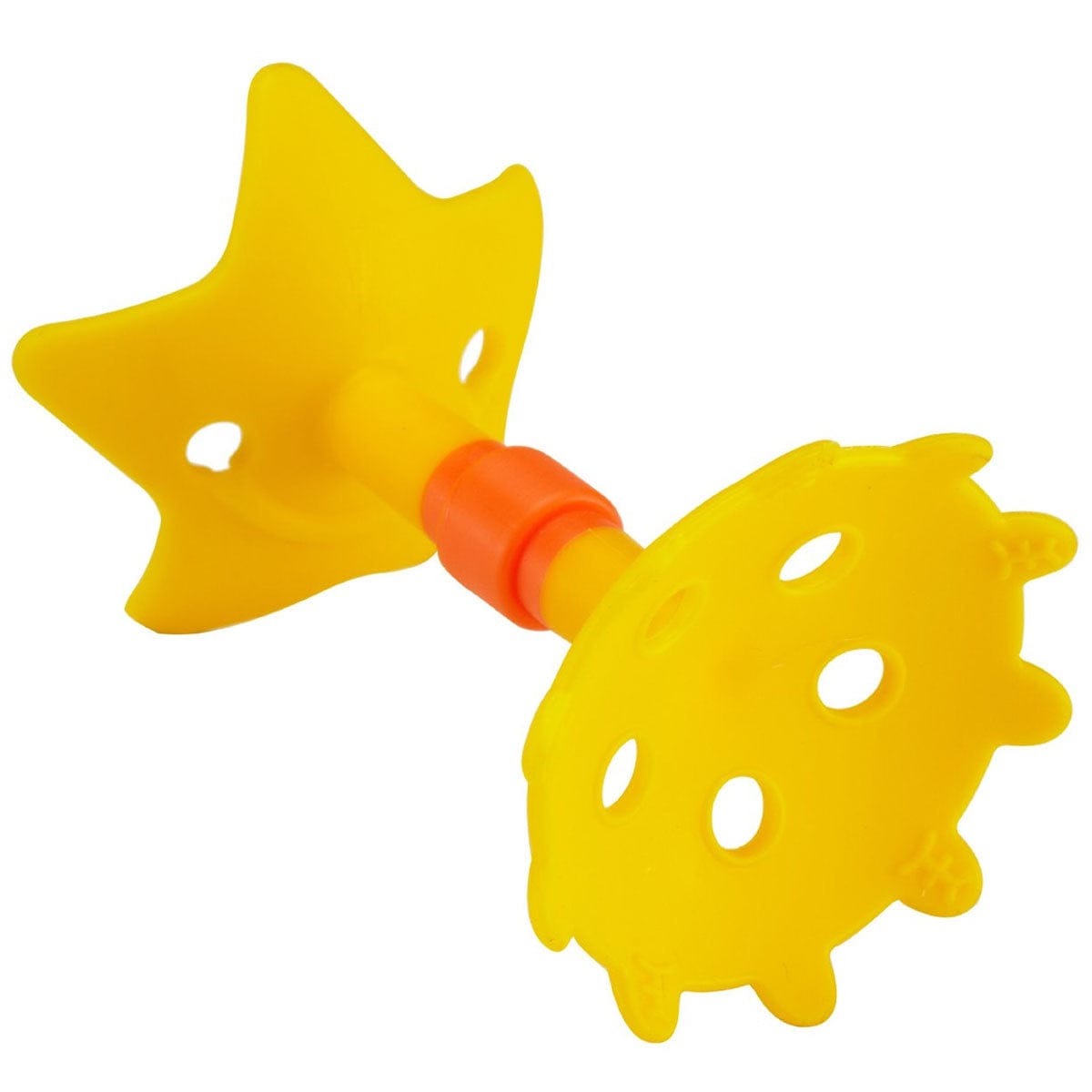 Innobaby EZ Grip Training Teether & Rattle - Yellow