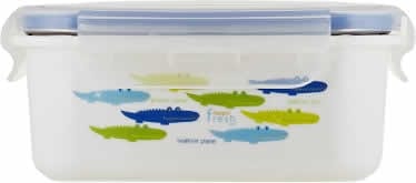 Innobaby Keepin' Fresh Stainless 15 oz Bento - Alligator/Blue - KS-BT-ALLI02