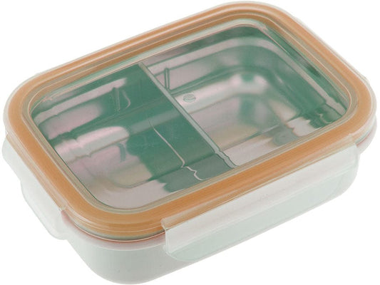 Innobaby Keepin' Smart Double Insulated Stainless Divided Bento, 11 oz. - Orange - KS-BT2-01