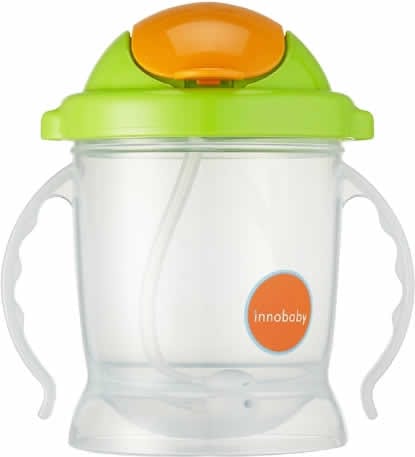 Innobaby Sippin' Smart EZ Flow Straw Sippy - Green - SIP-102