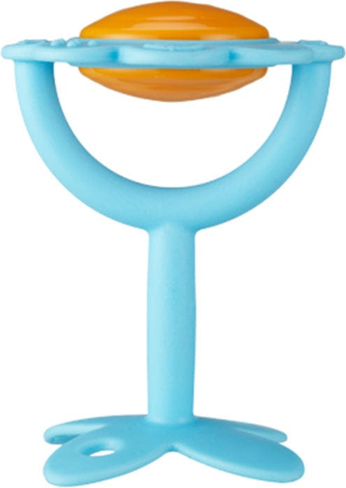 Innobaby Teethin' Smart EZ Grip Teether Rattle, Flower - Blue - TE-403