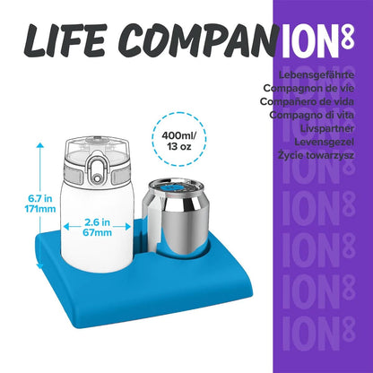 Ion8 Leak Proof Kids Stainless Steel Water Bottle, 13oz - Purple - I8SS350MPUR