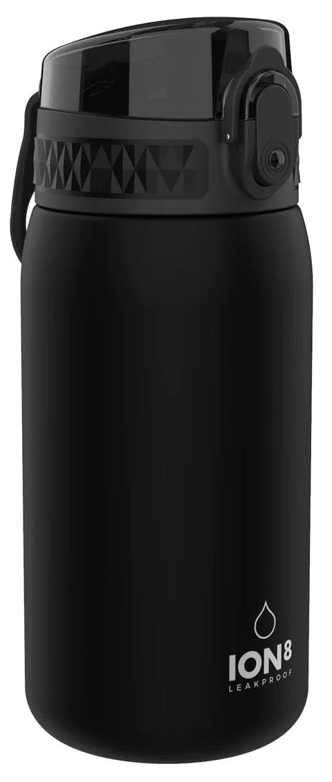 Ion8 Leak Proof Kids Water Bottle, 13oz - Black - I8350SCAR