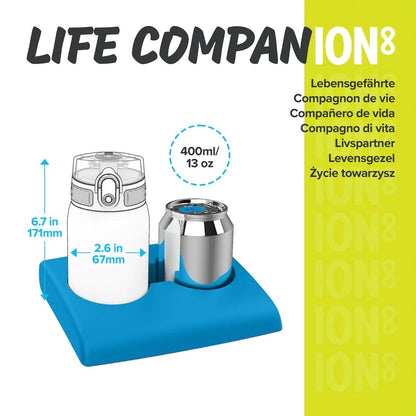 Ion8 Leak Proof Kids Water Bottle, 13oz - Llamas - I8350FPMLLAM