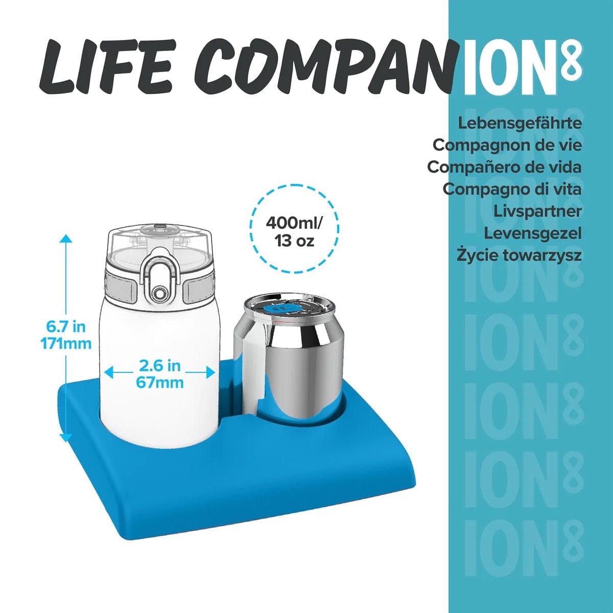 Ion8 Leak Proof Kids Water Bottle, 13oz - Space - I8350FPASPACE