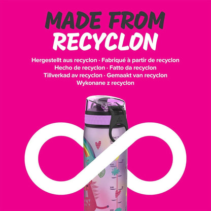 Ion8 Leak Proof Slim Water Bottle, 20oz - Unicorns - I8500FPPUNIC