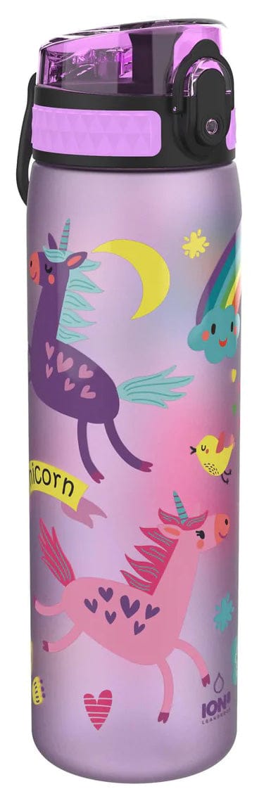 Ion8 Leak Proof Slim Water Bottle, 20oz - Unicorns - I8500FPPUNIC