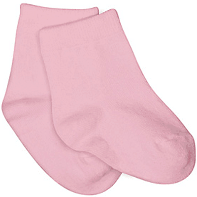 iPlay Organic Solid Socks - Rose - Infant - 89562