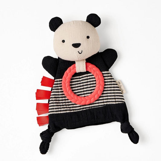 Itzy Ritzy Bitzy Crinkle Sensory Crinkle Toy with Teether - Pauly the Panda - 303001927